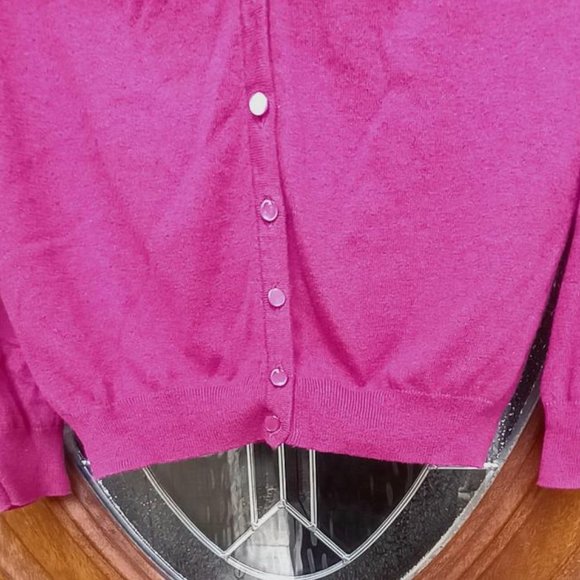Merona Fuschia Pink Sweater Size XL - Picture 4 of 6